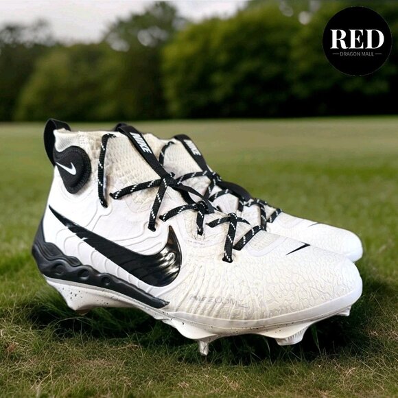 Nike Alpha Huarache NXT Black White Baseball Cleats DJ6517-107 - Men\'s Size 8.5 main image 13